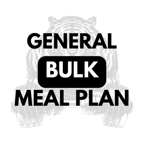 General Bulking Meal Plan